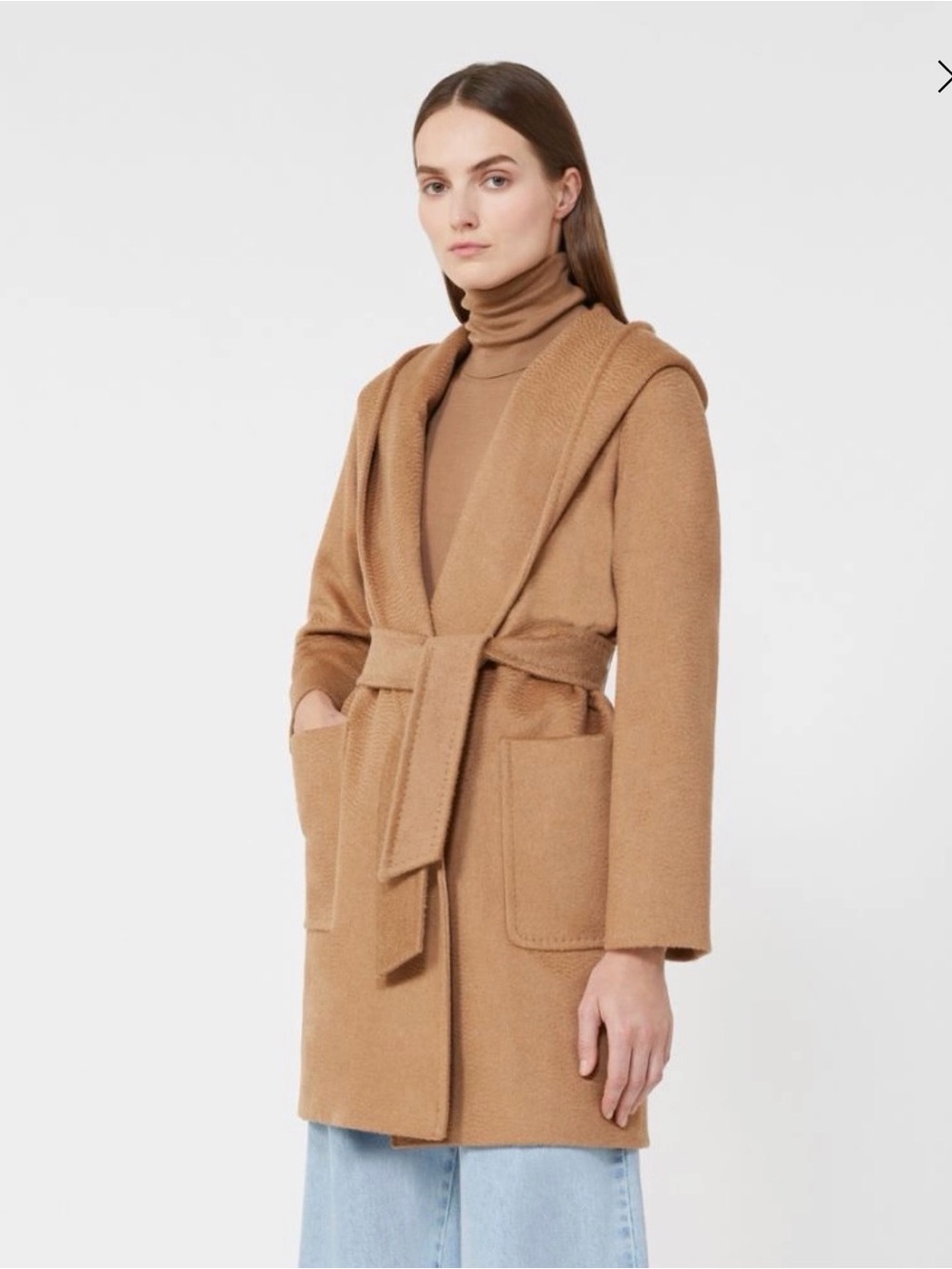 MaxMara Camel Robe Coat